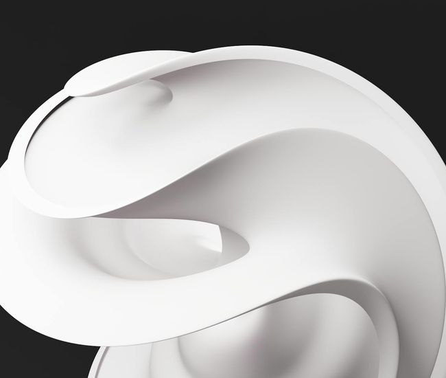 Abstract shapes representing vitality and flow